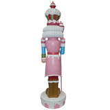 XR13124 RESIN NUTCRACKER w/CUPCAKE,24"