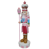 XR13124 RESIN NUTCRACKER w/CUPCAKE,24"