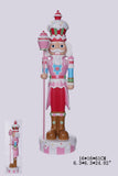 XR13124 RESIN NUTCRACKER w/CUPCAKE,24"