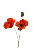 FL13616 POPPY SPRAYx2F1B 19.5"