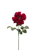 FL13508 VELVET OPEN ROSE SPRAY 25"
