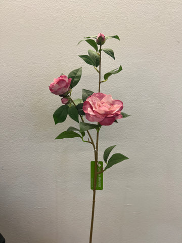 FL13614 CAMELLIA SPRAY (NAT) 33.5"