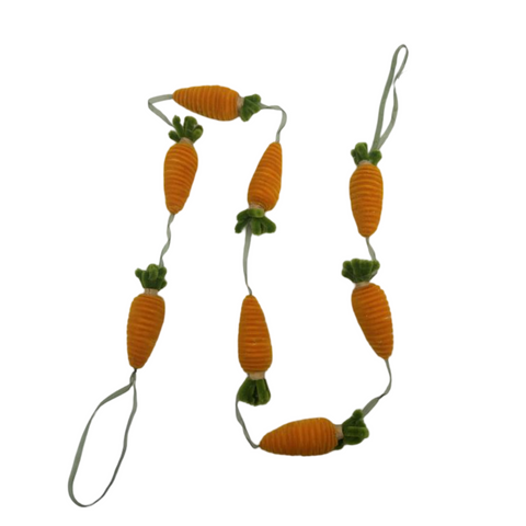 AC10536 CARROTx8 GARLAND 71in