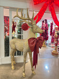 XR13381 RESIN STANDING REINDEER 84"