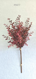 AU10135 BUTTON LEAF BUNDLEx3,28"