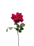 FL13508 VELVET OPEN ROSE SPRAY 25"
