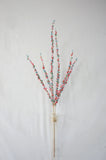 BE10423 GLITTER BERRY SPIKE BRANCH,40"