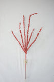 BE10423 GLITTER BERRY SPIKE BRANCH,40"