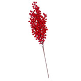BE10443 FLOCKED ROSEHIP SPRAY 29"