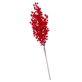 BE10443 FLOCKED ROSEHIP SPRAY 29"