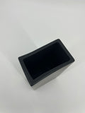 CB4004 CERAMIC RECTANGLE POT   4.75x3x8.25"