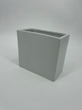 CB4008 CERAMIC RECTANGLE POT   8.5x4.5x8"