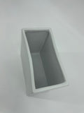 CB4008 CERAMIC RECTANGLE POT   8.5x4.5x8"