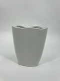CB4018 CERAMIC TAPERED OVAL POT   D7x3.5x9"H