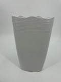 CB4019 CERAMIC TAPERED OVAL POT   D8x4x13"H