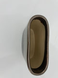CB4026 CERAMIC LOW OVAL POT   D7.5x3.5x6.5"H