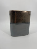 CB4027 CERAMIC OVAL POT   D8x3x9"H