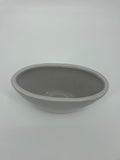 CB4054 CERAMIC TAPERED OVAL BOWL   D8.5x4x4"H