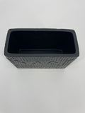 CB4056 CERAMIC RECTANGLE POT   9.5x4.5x6.5"