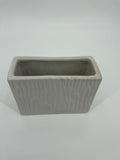 CB4057 CERAMIC RECTANGLE POT   7x3x5"