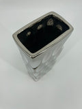 CB4061 CERAMIC RECTANGLE TALL VASE   5x3x11.5"