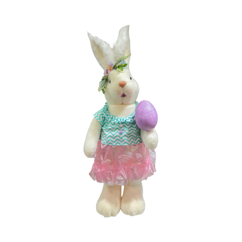 ER13087 RABBIT GIRL w/EGG 34in-2P