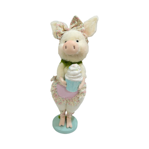 ER13092 STANDING PIG w/MACARON 13in-4/24P