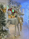 XR13381 RESIN STANDING REINDEER 84"