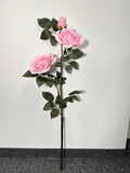 FL13258 LG ROSE SPRAYx3F,52"