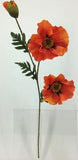 FL13738 POPPY SPRAYx2F1B,35"