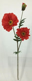 FL13738 POPPY SPRAYx2F1B,35"