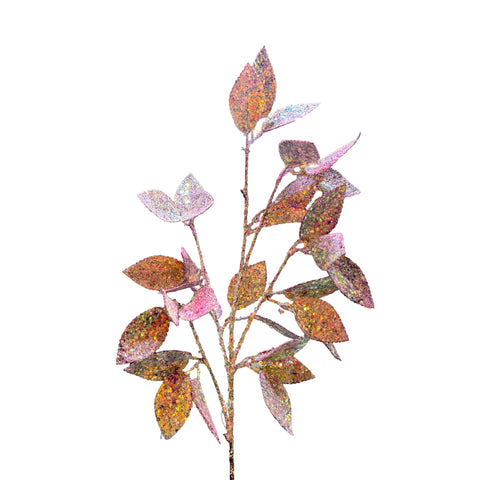 XM14296 SEQUIN LAUREL SPRAY 33.5"
