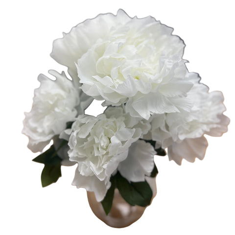 PA20008 PEONY IN GLASS 16"