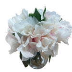 PA20003 PEONY IN GLASS 9"
