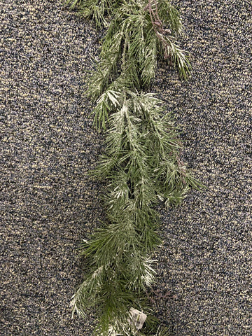 XM11733 SCOTT PINE/PCONE GARLAND w/SNOW,6'-12P