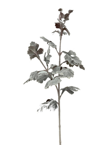 XM13730 FLOCKED PEONY SPRAY,31in-24/240P