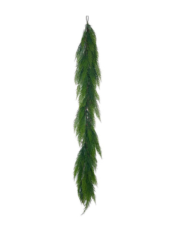 XM13820 FLAT CEDAR GARLAND,6'-3/24P