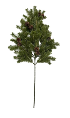 XM14006 ANGLE PINE/PINECONE SPRAY 25"