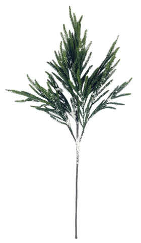 XM14157 SNOWY NORFOLK PINE SPRAY,43"