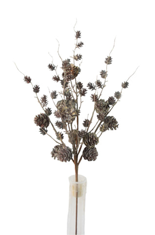 XM14214 ASSORTED PE PINECONE BUSH,26"