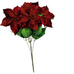 XM14264 GLT POINSETTIA BUSHx5F 18"