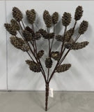 XM14633 PLASTIC PINECONE BUSH,17"