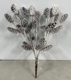 XM14633 PLASTIC PINECONE BUSH,17"