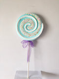 XM14648 SWIRL LOLLIPOP w/BEADS,10"