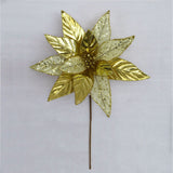 XM14685 METALLIC/GLITTER POINSETTIA SPRAY