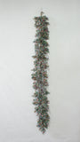 XM14695 FROSTED/GLT CDEAR/MET BERRY GARLAND,6'