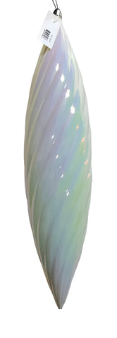 XO1042 PLASTIC SPIRAL FINIAL ORNAMENT 25.5"