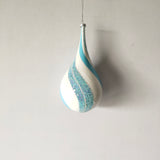 XO1120 SWIRL TEARDROP w/BEADS,7"