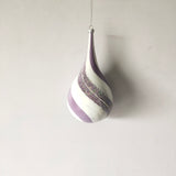 XO1120 SWIRL TEARDROP w/BEADS,7"