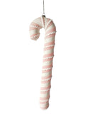 XO1121 GLITTERED/VELVET CANDY CANE,23.5"